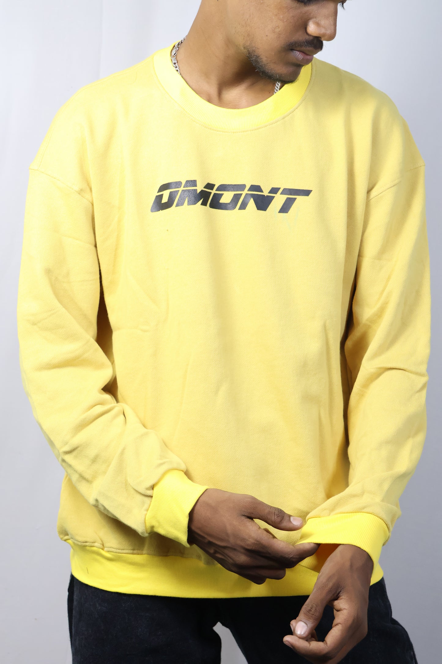 OMONT: Summer Salt Teddy Heart Crewneck