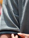 Textured Knit Oversized Polo – Sage Green
