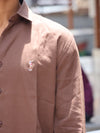 Premium Linen Button-Down Shirt – Earthy Espresso Brown