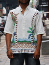 Oasis Oasis Cuban-Collar Linen Shirt