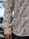 Vintage Damask Ornament Long-Sleeve Shirt