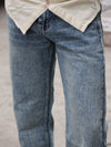 The Vintage Acid Wash Straight-Leg Denim