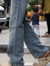 The Vintage Acid Wash Straight-Leg Denim