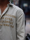 The Microcosm Striped Graphic Button-Down