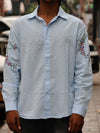The Meadow Embroidered Premium Linen Shirt