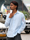 The Meadow Embroidered Premium Linen Shirt