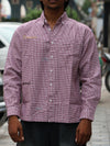 The Café Script Gingham Button-Down