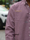 The Café Script Gingham Button-Down