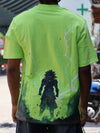 Legendary Power Oversized Graphic Tee – Lime Green