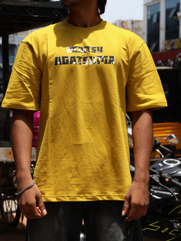 "Thunder Flash" Heavyweight Oversized Tee