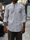 The Daily Micro-Stripe Button-Down