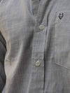 The Daily Micro-Stripe Button-Down