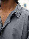 Ash Grey Botanical Stitch Shirt
