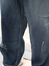 Distressed Baggy Fit Indigo Jeans
