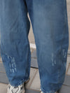 Distressed Baggy Fit Light Wash Jeans