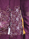 Plum Botanical Embroidered Long Sleeve Shirt