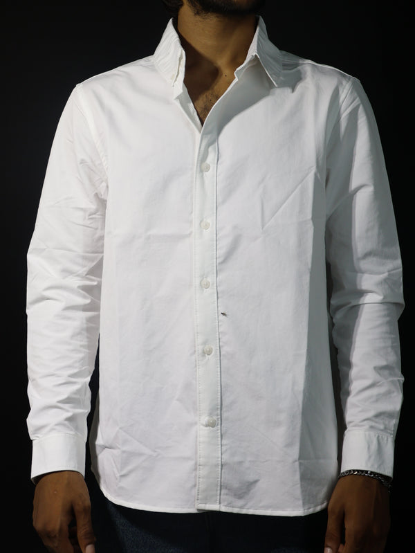 "FROM IBIZA WITH LOVE" Graphic Button-Down — Crisp White