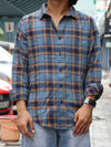 Olive Green & Black Checked Shirt