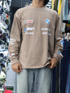 BMW M-Power Graphic Long Sleeve Tee (Taupe / Beige)