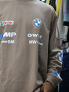 BMW M-Power Graphic Long Sleeve Tee (Taupe / Beige)
