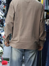 BMW M-Power Graphic Long Sleeve Tee (Taupe / Beige)