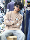 BMW M-Power Graphic Long Sleeve Tee (Taupe / Beige)
