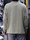 Sage Green Graphic Printed Long-Sleeve T-Shirt