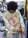 Sage Green Graphic Printed Long-Sleeve T-Shirt