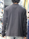 Black Oversized Graphic Long-Sleeve T-Shirt