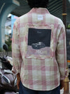 Pink & White Checkered Casual Shirt
