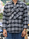 Men’s Premium Black & White Check Shirt