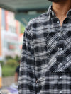 Men’s Premium Black & White Check Shirt