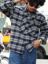 Men’s Premium Black & White Check Shirt