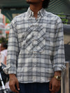 Men’s White & Black Premium Check Shirt