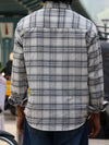 Men’s White & Black Premium Check Shirt