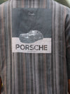Men’s Grey Striped Half-Sleeve Casual Shirt