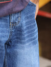Classic Blue Straight-Fit Jeans