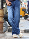 Classic Blue Straight-Fit Jeans