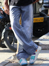 Product Description — Washed Grey Baggy Jeans