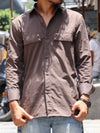Men’s Full-Sleeve Utility Shirt – Brown