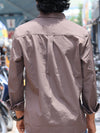 Men’s Full-Sleeve Utility Shirt – Brown