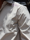 Men’s Full-Sleeve Casual Shirt – Stylish Zipper Shoulder Design