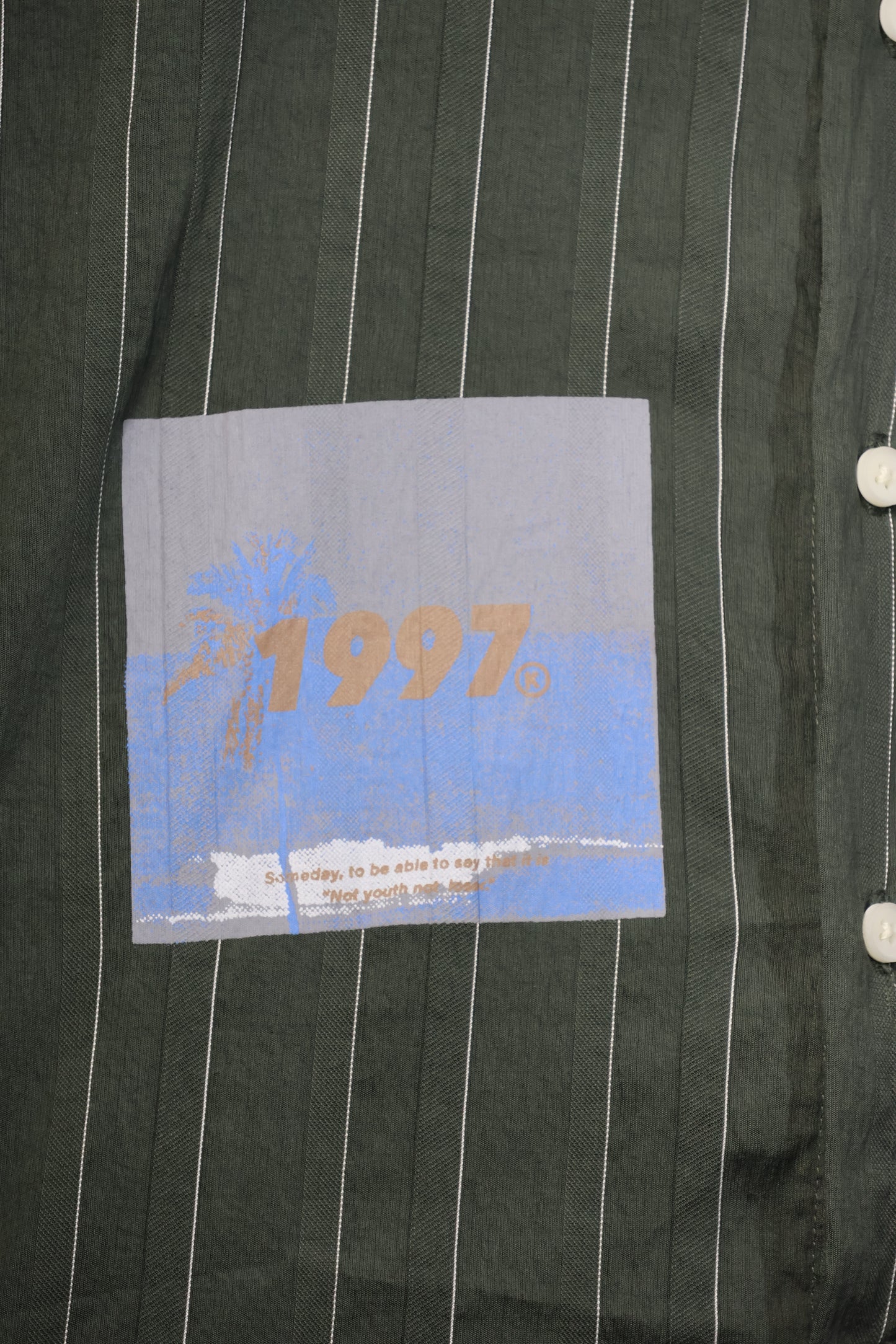 Vintage Vibes Striped Linen Shirt - 1997 Edition