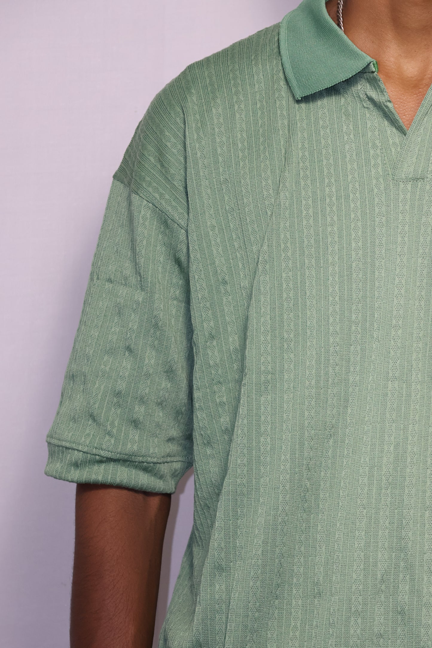 The Minted Heirloom Knit Polo | Quiet Luxury in Sage