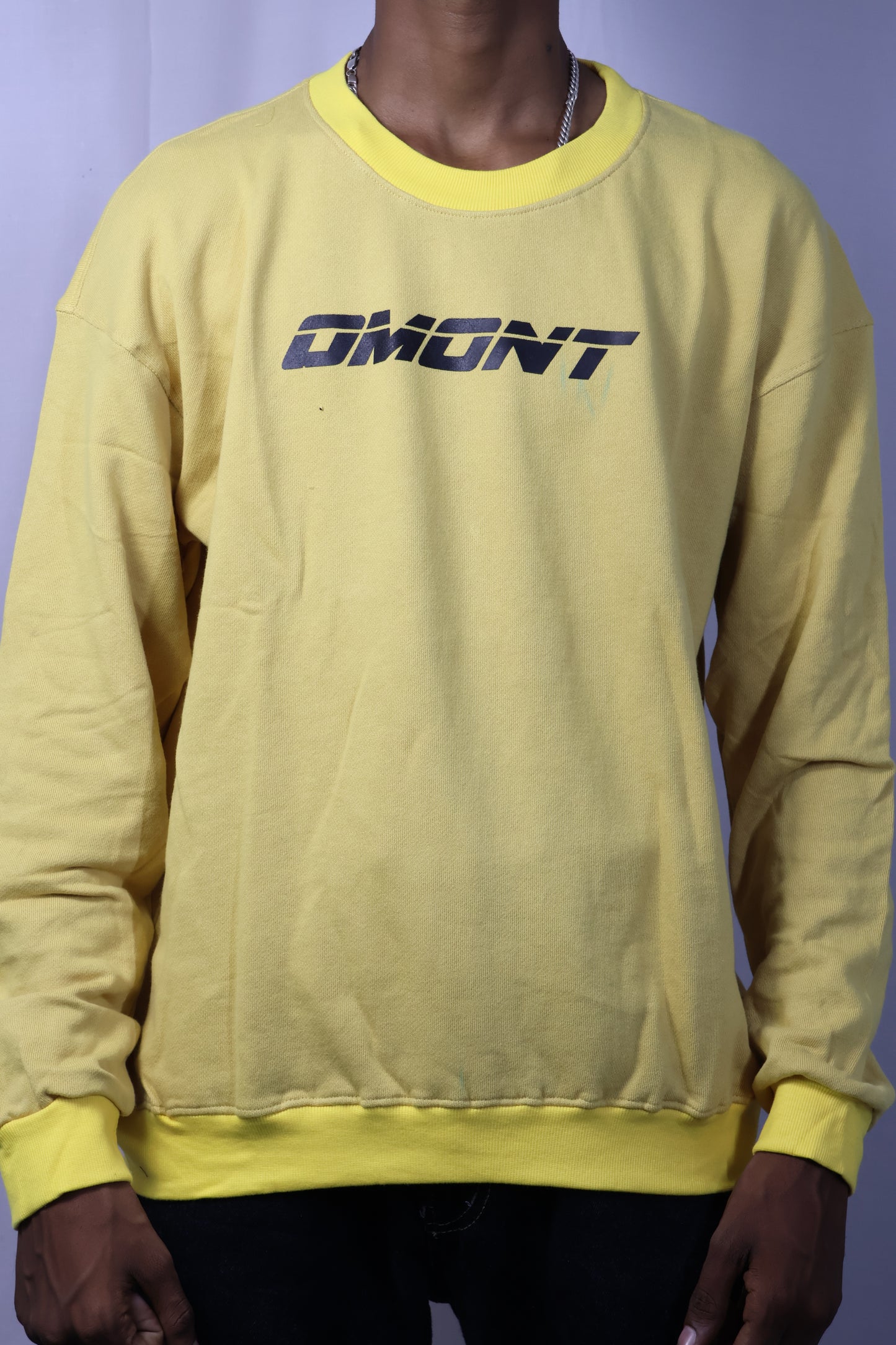 OMONT: Summer Salt Teddy Heart Crewneck