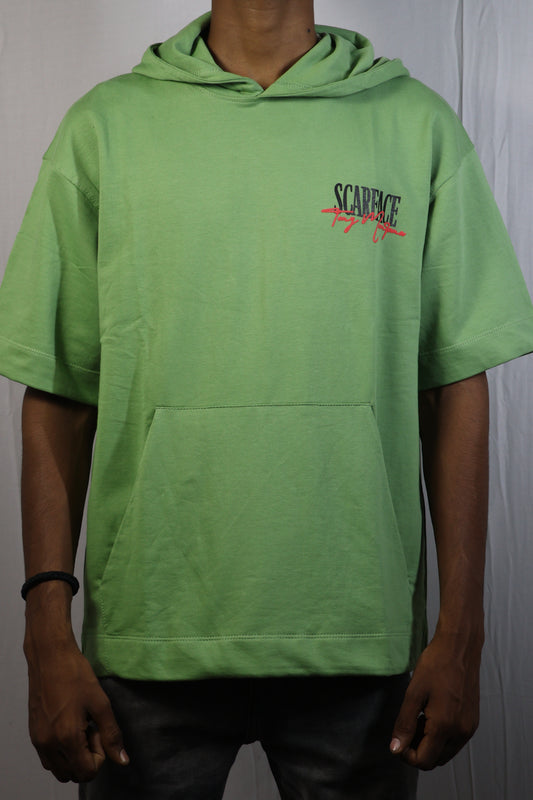 Scarface Oversized Hoodie T-Shirt – Green