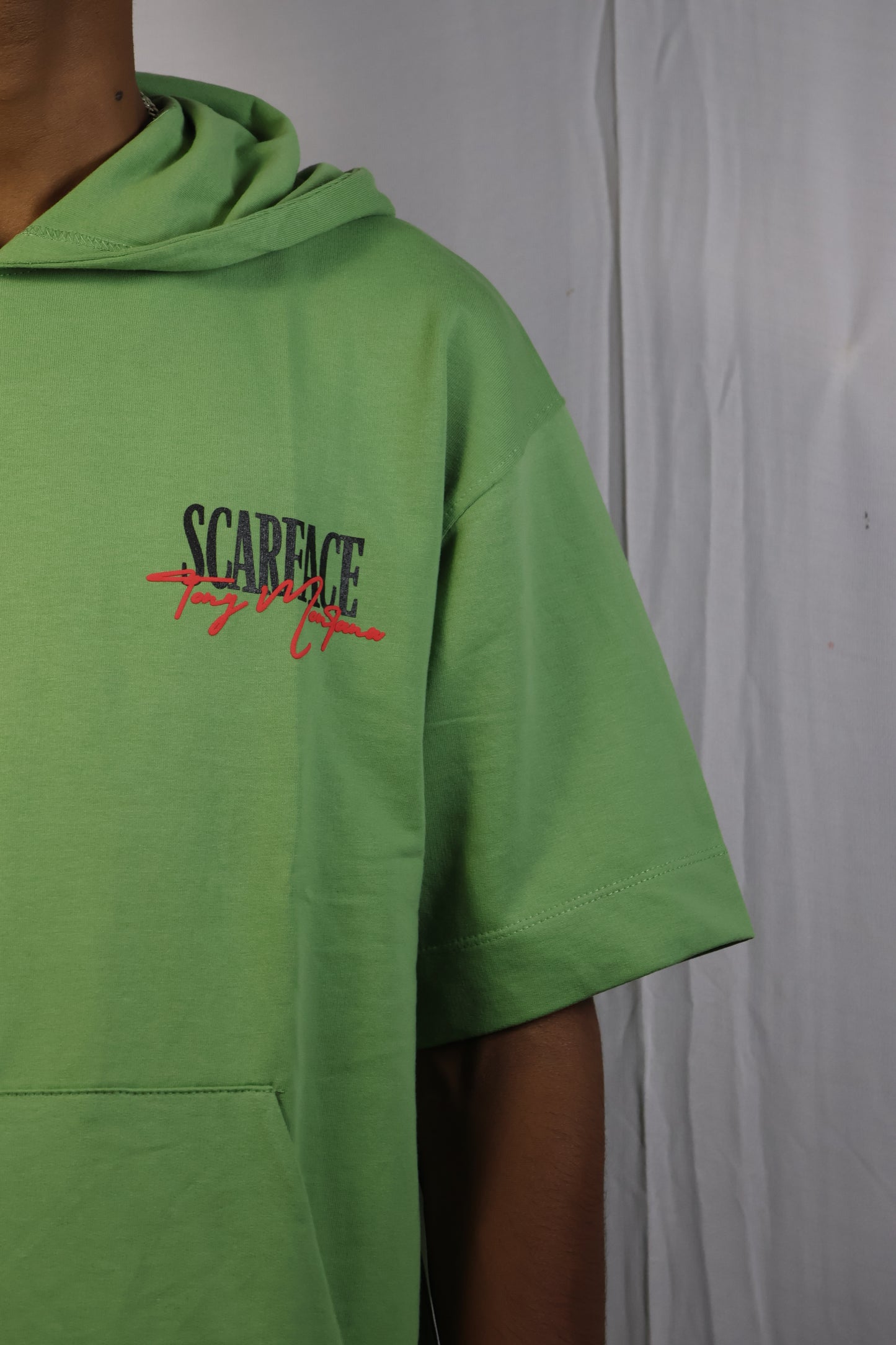 Scarface Oversized Hoodie T-Shirt – Green