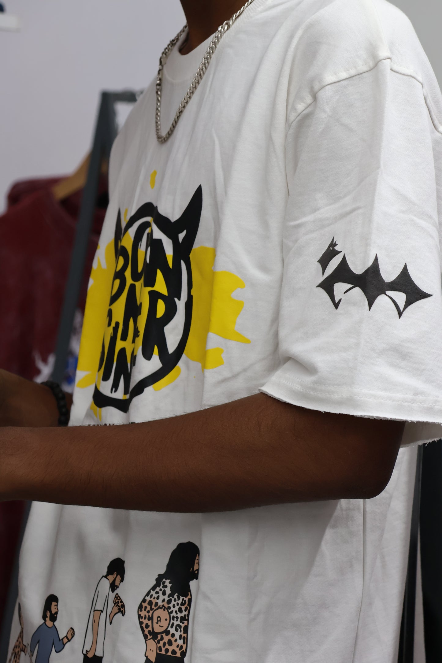 Born Sinner Graphic T-Shirt – White