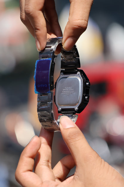 Casio World Time Digital Watch – Steel Strap | 10-Year Battery