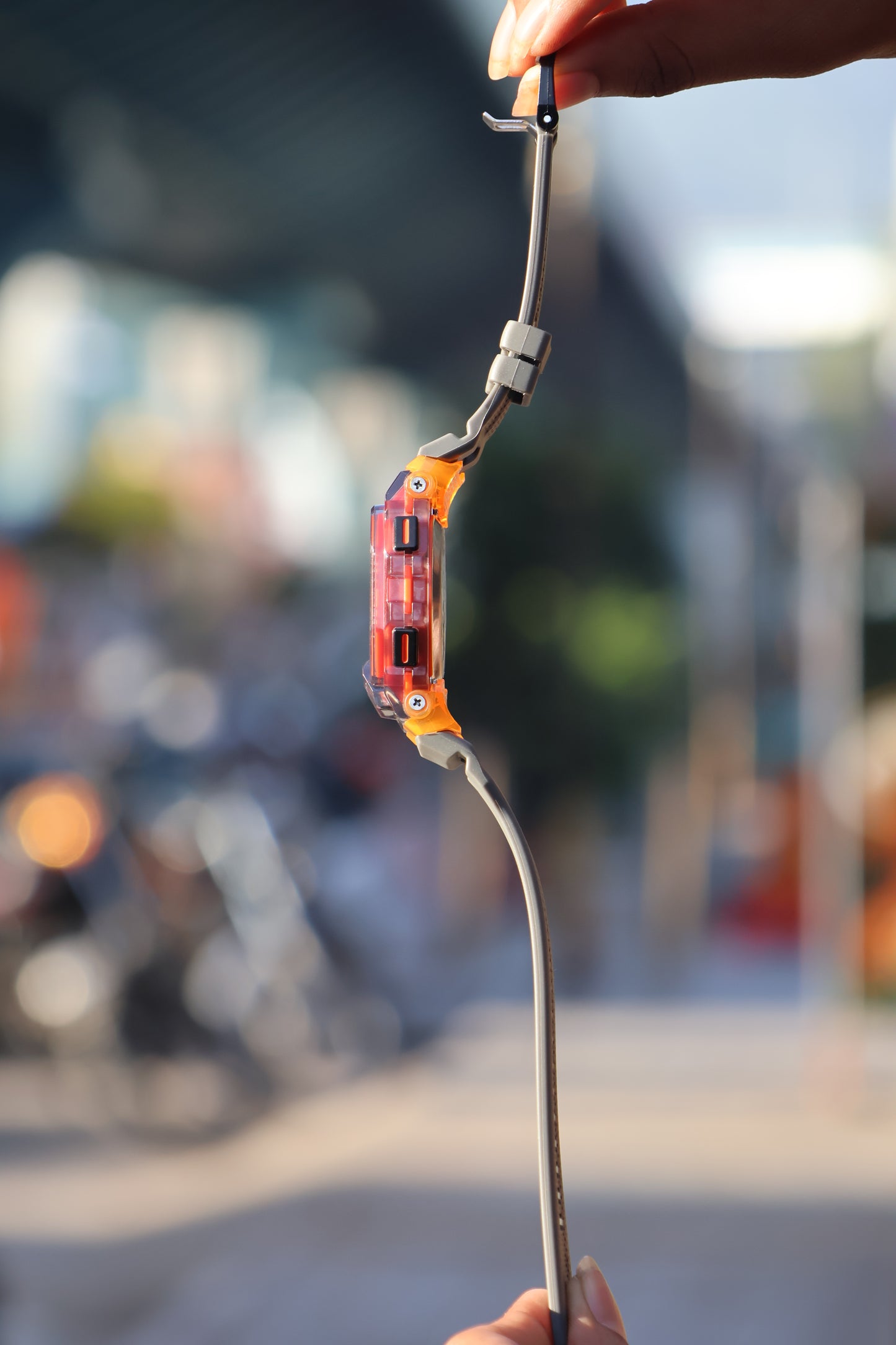 Casio G-SHOCK Transparent Orange Digital Watch – Shock Resistant | Street Edition